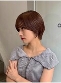 ショートカット/髪質改善縮毛矯正白髪ぼかしレイヤーカラーボブ