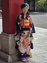 ヘアーメイクサロン ソエル(Sowelu) 七五三 サイドリボンアレンジヘア