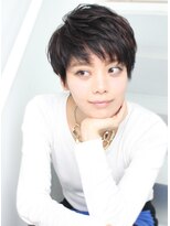 ワースホワイル(WORTH WHILE)&nbsp;外国人ショート/くすみカラー/ラベージュ/艶カラー