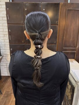 レーベン(Leben) #ヘアセット #編みおろし