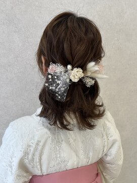 バサラ 大阪梅田店(VASARA) 卒業式ヘア　袴ヘア　ハーフアップ　着物ヘア　浴衣ヘア