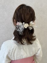 バサラ 大阪梅田店(VASARA) 卒業式ヘア 袴ヘア ハーフアップ 着物ヘア 浴衣ヘア