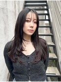 ハイライト/ダークアッシュ似合わせカットミディアムレイヤーe28