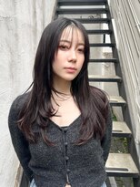 マスカリ(muscali)&nbsp;ハイライト/ダークアッシュ似合わせカットミディアムレイヤーe28