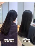 白髪染めも髪質改善カラーでマイナス10歳40代50代白髪ぼかし美髪