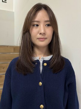 ヨーク(YOKE) 【 YOKE 】結べるレイヤーローレイヤー顔まわり小顔ブラウン