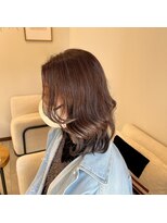 アミーヘアルーム(amie hair room)&nbsp;マロンブラウン×くびれスタイル