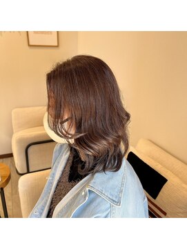 アミーヘアルーム(amie hair room) マロンブラウン×くびれスタイル