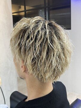 ロンド レイ 立川(Lond Ray) men's/メンズツイストスパイラルパーマ/ナチュラルアップバング