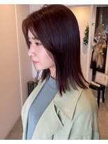 ロッカヘアエジェ(ROCCA hair eje.)&nbsp;大人可愛いチェリーブラウンミディアムピンクベージュ