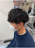 アンブレラカラー前髪クールショートイメチェン