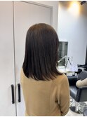 髪質改善ストレート/艶髪ミディアム