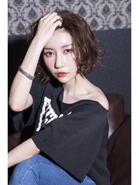 ミエルヘアービジュー(miel hair bijoux) 伸ばしかけ女子必見mix無造作パーマ【miel hair bijoux】