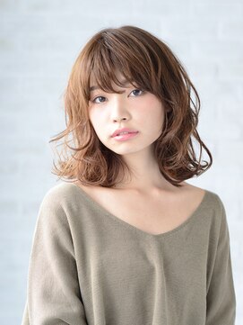 ヘアメイク アース 佐賀鳥栖店(HAIR&MAKE EARTH) 抜け感MIXミディ【EARTH佐賀鳥栖店】