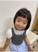 キッズボブカット【ヘアセット　立川/立川南/八王子/国立/立川】