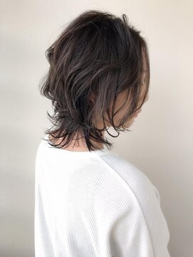ヘアーアンドスパ フェリーチェ ミチ 野田屋町店(HAIR&SPA felice MICHI) 大人ミディアムウルフ