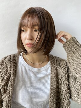 ヴェルダ 池袋店(verda) bob×ナチュラルブラウン◎Yamamoto