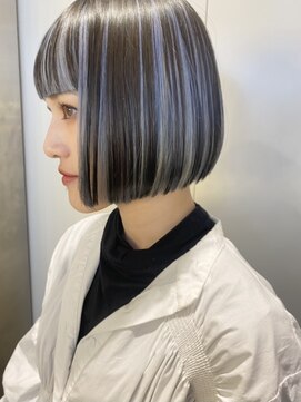 レコ(LECO) ブラック×くすみブルー