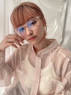 ラマナ(Lamana) 切りっぱなしペールピンクヘア