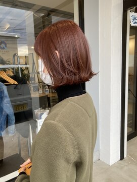 ナンバー(number+) 韓国風エギョモリ★くびれ外ハネミディ大人可愛い小顔20代30代