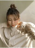 【色気をまとう】モテカジュ　お団子アレンジ
