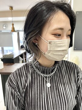 フラッグヘア 新宮店(Flag HAIR) インナーカラー☆アッシュグレージュ☆ケアブリーチ