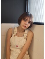 オペラ 調布店(OPERA by BALLEThair)&nbsp;OPERA調布＊ホワイトベージュボブ_外ハネボブセクションカラー