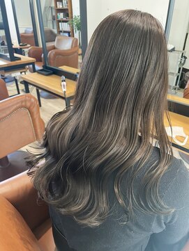 ルーツ(ROOTS) ブリーチなし×オリーブグレージュ