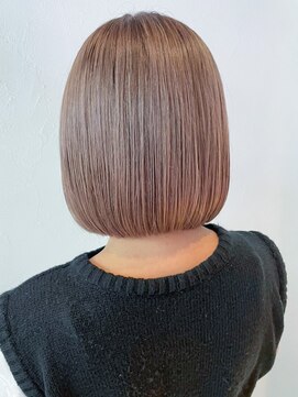 アルバム 池袋(ALBUM) ボブミルクティー_グレージュカラーボブウルフ_ba421821