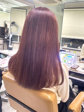 アジールヘア 東上野店(agir hair) ピンクパープル、ダブルカラー10代20代【上野/東上野】