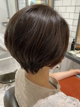 リンダバイネオリーブ 白楽店(Linda by neolive) 【白髪ぼかしハイライト】くびれショートヘア ♪