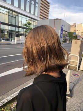 ボアップ(boappu) 大人フェミニンチョコレートベージュボブ