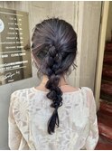結婚式ヘアセット×tight arrange