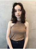 ニュアンスが可愛いボブパーマ_ニュアンス_モードヘア