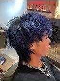 ダブルカラー ブルー