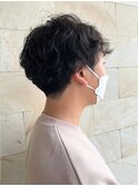 メンズ/くせ毛風カールショート