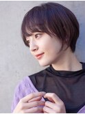 横顔美人丸みショート【Ash清瀬店　大嶋康嵩】