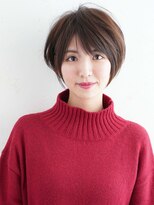 マッシュショート　フェザーバング　ボブ　長野優樹
