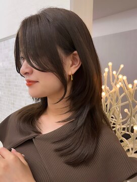アンフィニー 銀座本店(ANFINI) レイヤーカット/前髪カット/くびれヘア/ウエットヘア/髪質改善