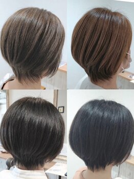 ヘアーリゾート モアナ(hair Resort moana)の写真/【本八幡駅徒歩5分】骨格や髪質を見極め、似合うショートスタイルを提案☆伸びてもキレイが続くスタイルへ