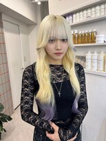 ペレ 渋谷(PELE)&nbsp;前髪/アンブレラカラー/こなれミディ/イメチェン/ウェーブパーマ