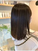 【HOME 下北沢】髪質改善カラー×おさまりミディ