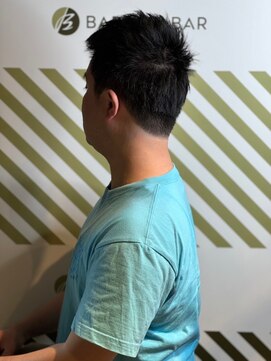 バーバーバー アカバネ(BARBER-BAR AKABANE) テーパードフェード×長めクルーカット ツーブロック #3