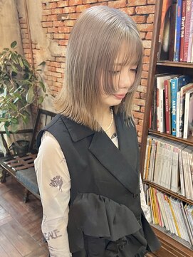 アンリ(Henri) 【かしむら】ブリーチ/ブリーチカラー/ケアブリーチ/暖色カラー