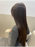 【美髪縮毛矯正で再現性100%艶髪】地毛風ストレートロングヘア