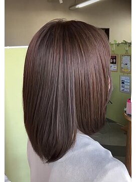 トータルヘアサロンカマダ ラベンダーグレージュ プレミアムカラー