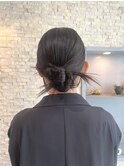 結婚式のお呼ばれに大人タイトなカチモリアレンジ