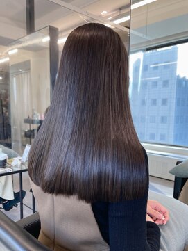 ラボ バイ アンキシム(Labo by AHNKISM) 【髪質改善】縮毛矯正/ストレートパーマ/韓国ヘア/堀江