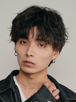 フィフス(fifth) 微分けセンターパートマッシュルーズパーマシャドウパーマ緩め