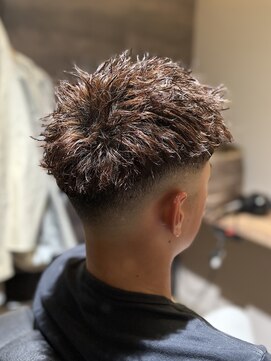 エクファフォーメン(EX-FA FOR MEN) MEN’S HAIR/ブルーブラック/フェザーパーマ/瀬田